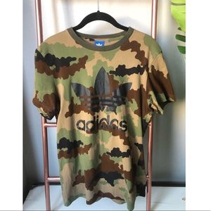 Adidas Logo Camo T-Shirt